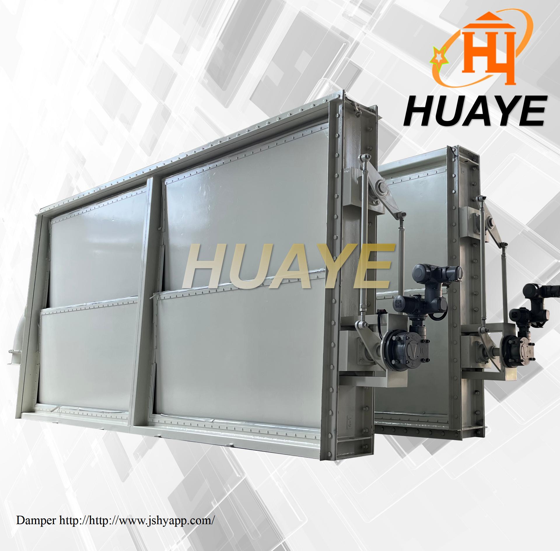 电动脱硫挡板门